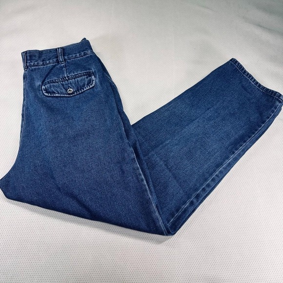 Bugle Boy Denim - Bugle Boy Womens‎ 33x30 Size 14 baggy Relaxed Blue Denim Jeans Vintage High Rise